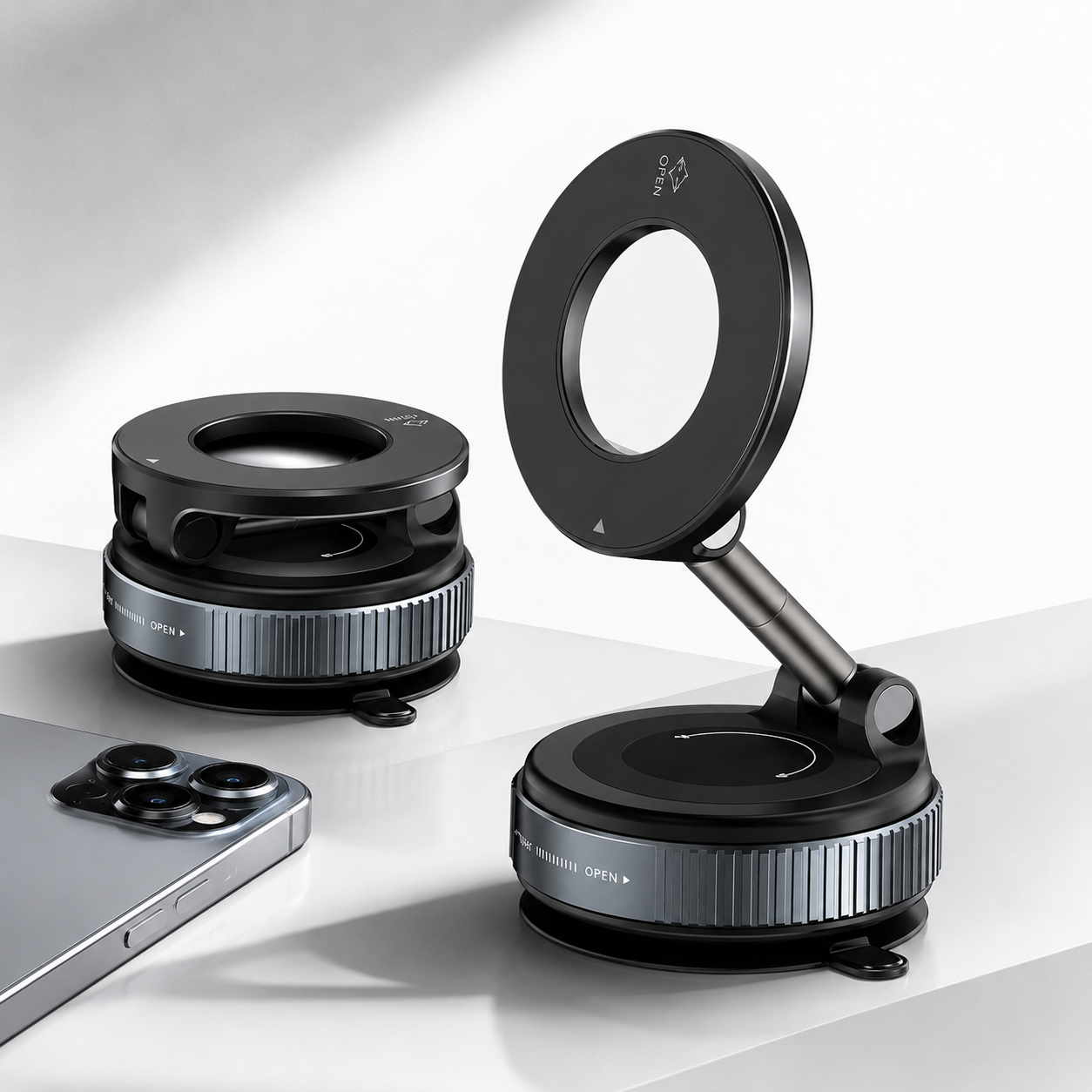 360° Vacuum Suction Magnetic Phone Holder